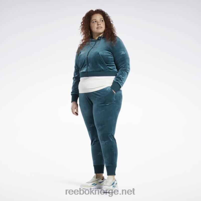 kvinner Skoggrønn 2X42N886 Reebok classics energy q4 velurbukser (plus size) - Bilde 2