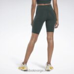kvinner skoggrønn mel 2X42N977 Reebok logo-shorts med identitet - Bilde 3