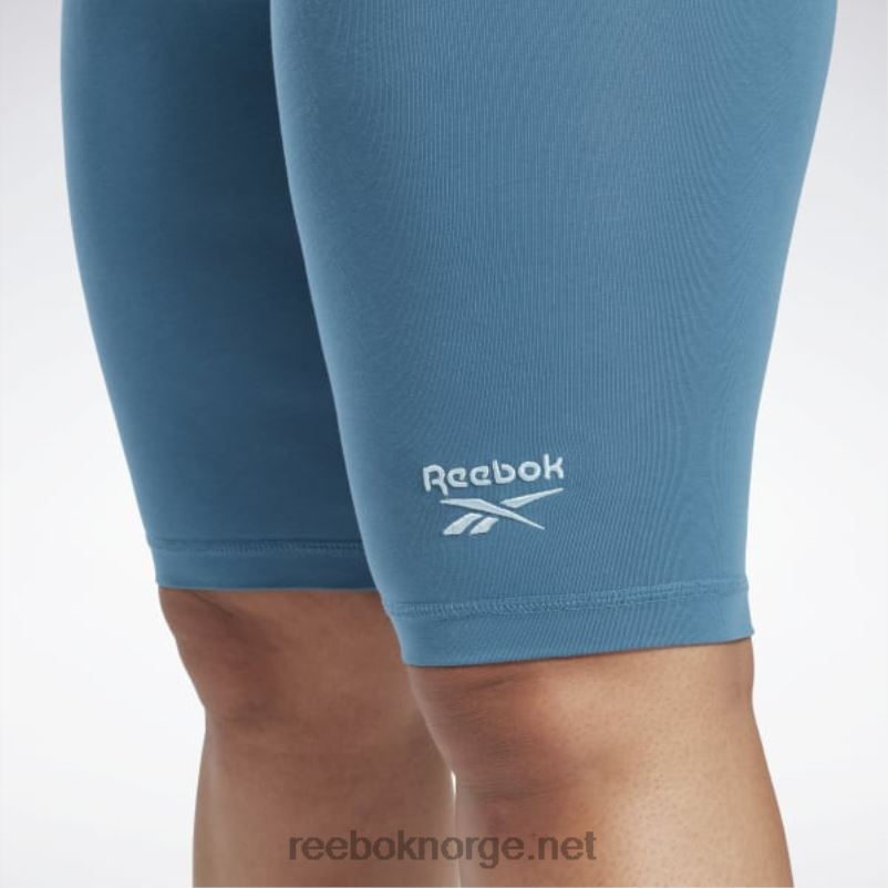 kvinner stålblå s23-r 2X42N697 Reebok logo-shorts med identitet (plus size) - Bilde 4
