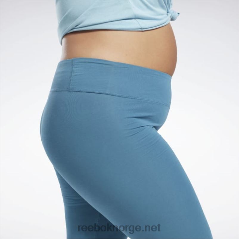 kvinner stålblå s23-r 2X42N697 Reebok logo-shorts med identitet (plus size) - Bilde 5