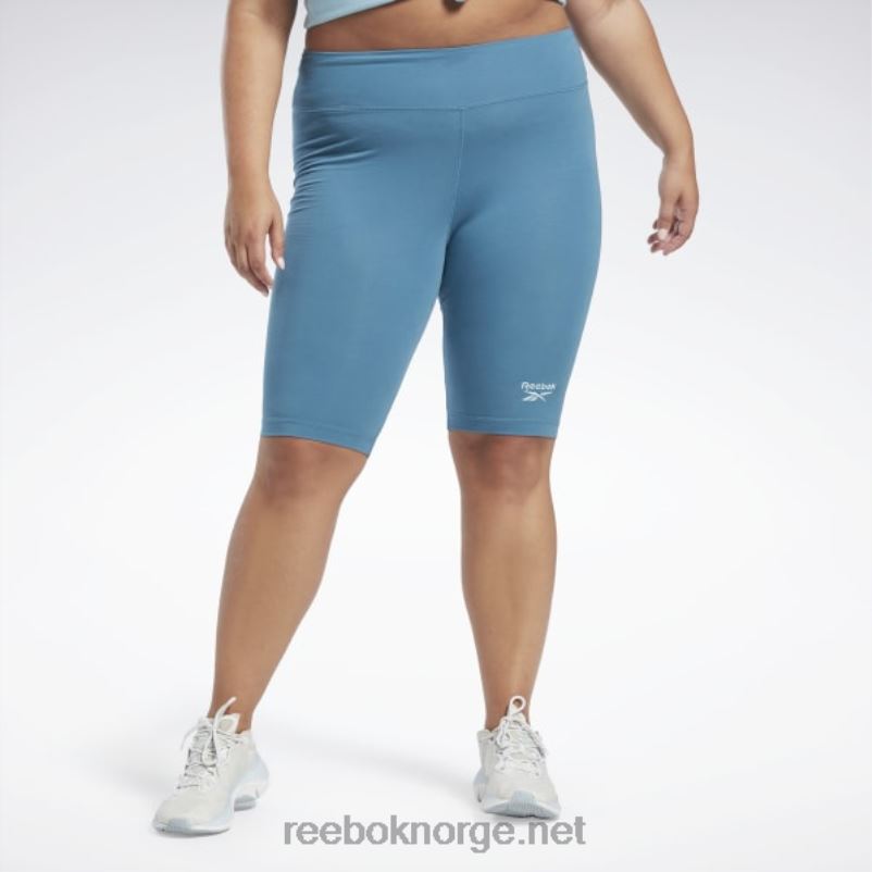 kvinner_stalbla_s23_r_2x42n697_reebok_logo_shorts_med_identitet_plus_size.jpg kvinner stålblå s23-r 2X42N697 Reebok logo-shorts med identitet (plus size) - Bilde 1