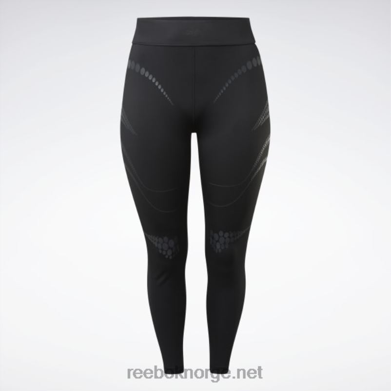 kvinner svart 2X42N218 Reebok cardi b tights (plus size) - Bilde 9