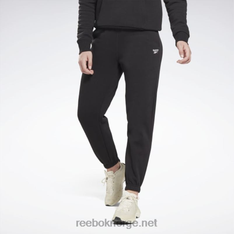 kvinner_svart_2x42n292_reebok_identitet_fleece_joggere.jpg kvinner svart 2X42N292 Reebok identitet fleece joggere - Bilde 1