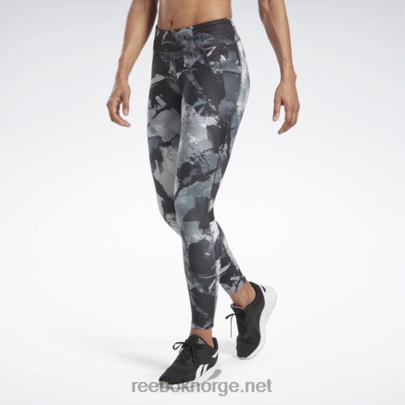 kvinner_svart_2x42n376_reebok_lux_allover_print_dristige_strompebukser.jpg kvinner svart 2X42N376 Reebok lux allover print dristige strømpebukser - Bilde 1