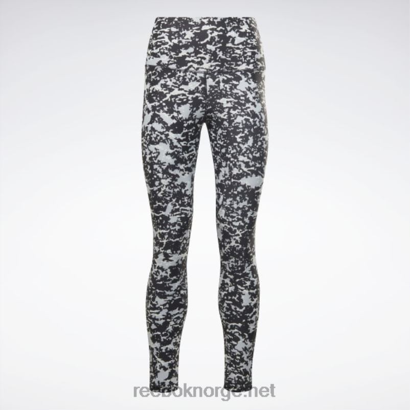 kvinner svart 2X42N472 Reebok lux 2.0 speckle moderne safari-leggings - Bilde 8