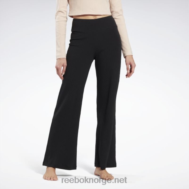 kvinner_svart_2x42n474_reebok_yoga_ribbebukser_i_bomull.jpg kvinner svart 2X42N474 Reebok yoga ribbebukser i bomull - Bilde 1