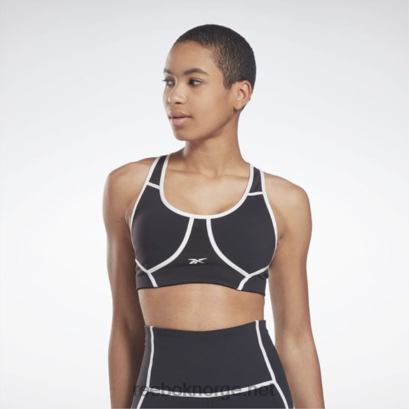 kvinner_svart_2x42n499_reebok_lux_racer_vattert_fargeblokkert_bh.jpg kvinner svart 2X42N499 Reebok lux racer vattert fargeblokkert BH - Bilde 1