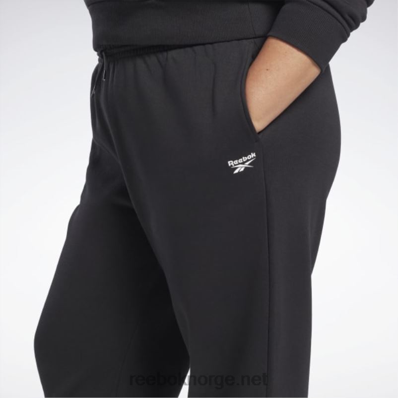 kvinner svart 2X42N537 Reebok identitet fleece joggere (plus size) - Bilde 4