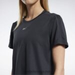 kvinner svart 2X42N589 Reebok løpende speedwick t-skjorte - Bilde 6
