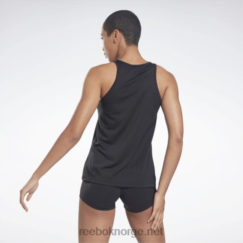 kvinner svart 2X42N598 Reebok forent av fitness perforert tank topp - Bilde 4