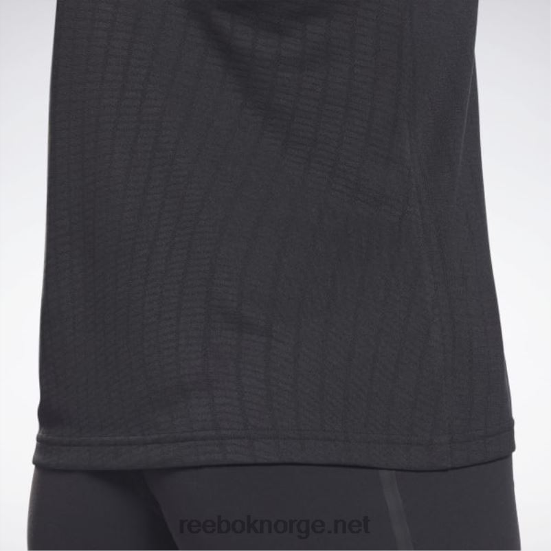 kvinner svart 2X42N598 Reebok forent av fitness perforert tank topp - Bilde 6