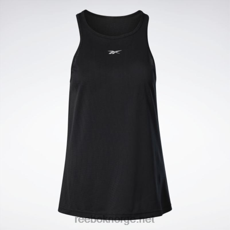kvinner svart 2X42N598 Reebok forent av fitness perforert tank topp - Bilde 7