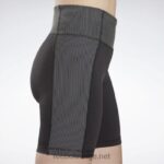 kvinner svart 2X42N603 Reebok rib høye leggings - Bilde 5