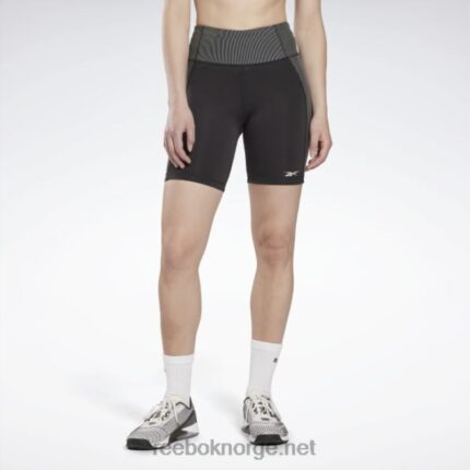 kvinner svart 2X42N603 Reebok rib høye leggings