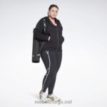 kvinner svart 2X42N636 Reebok lux fargeblokk-tights med høy midje (plus size) - Bilde 2