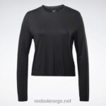 kvinner svart 2X42N660 Reebok activchill+dreamblend langermet t-skjorte - Bilde 6