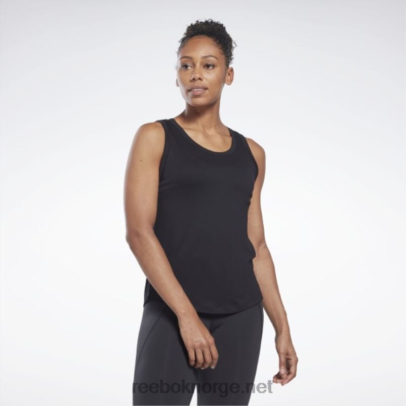kvinner_svart_2x42n735_reebok_activchilldreamblend_tank_topp.jpg kvinner svart 2X42N735 Reebok activchill+dreamblend tank topp - Bilde 1