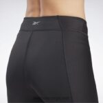 kvinner svart 2X42N744 Reebok yoga ytelse ribbe shorts - Bilde 5