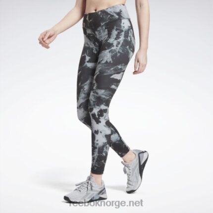 kvinner svart 2X42N755 Reebok myt printede leggings