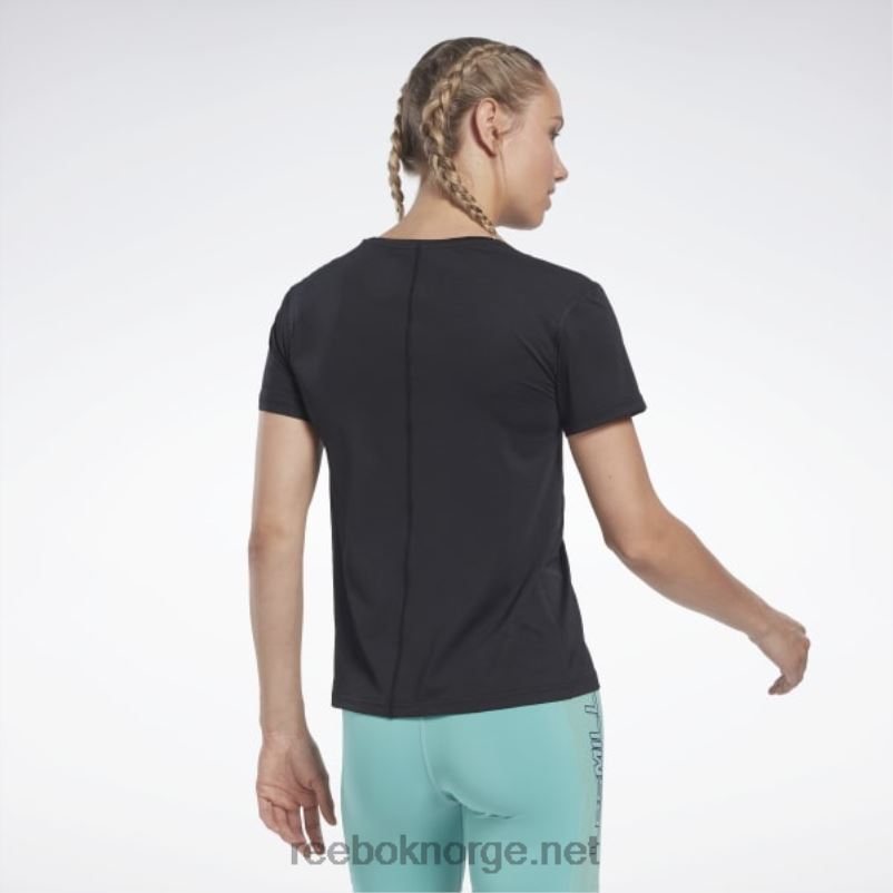 kvinner svart 2X42N766 Reebok les mills bodypump activchill atletisk t-skjorte - Bilde 3