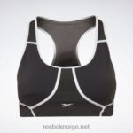 kvinner svart 2X42N769 Reebok lux racer vattert fargeblokkert BH (plus size) - Bilde 6