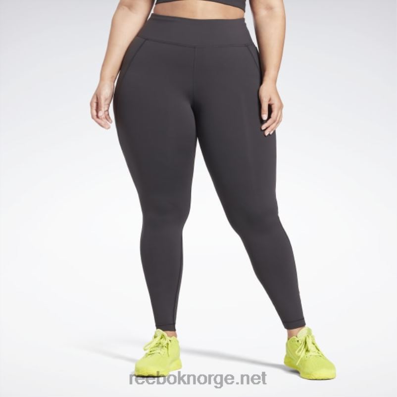 kvinner_svart_2x42n781_reebok_lux_leggings_plus_size.jpg kvinner svart 2X42N781 Reebok lux leggings (plus size) - Bilde 1