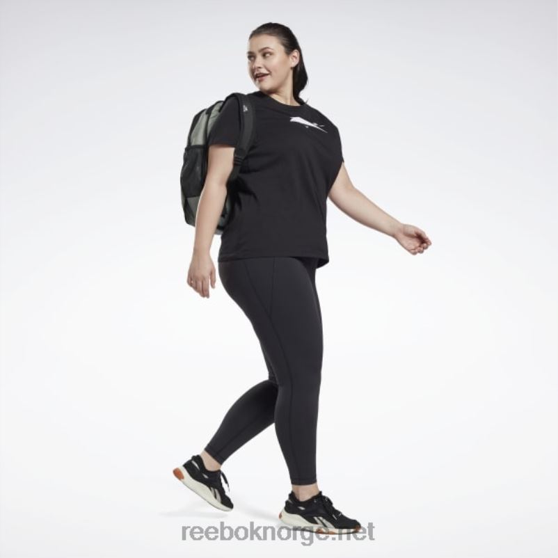 kvinner svart 2X42N837 Reebok grafisk vektor t-skjorte (plus size) - Bilde 3
