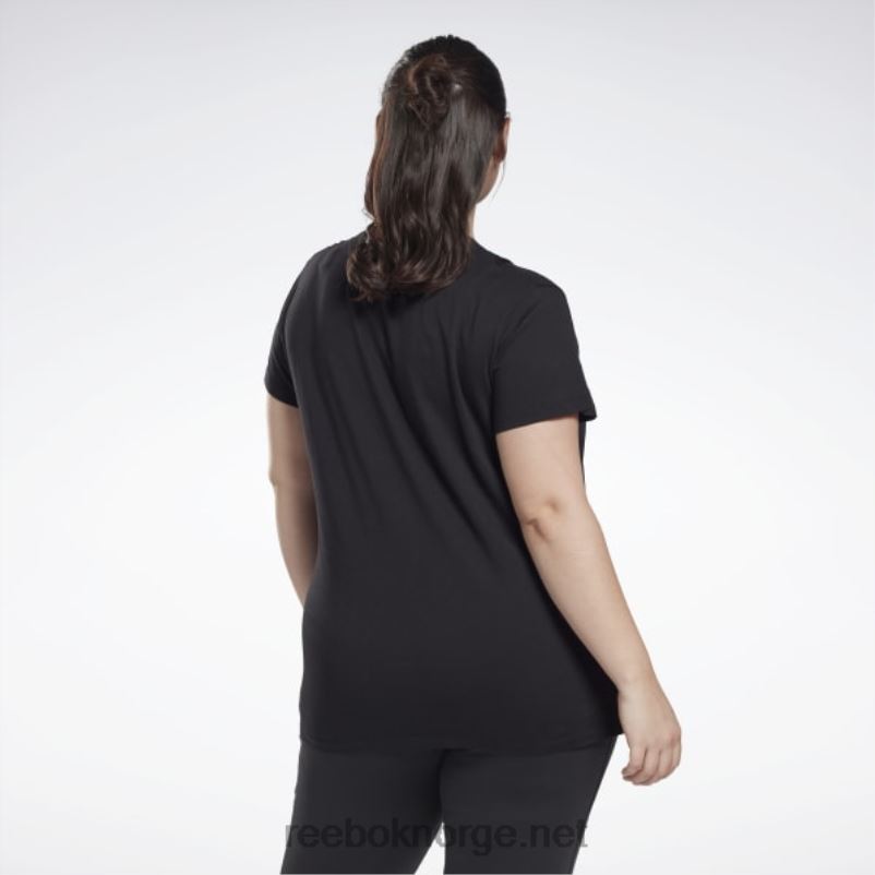 kvinner svart 2X42N837 Reebok grafisk vektor t-skjorte (plus size) - Bilde 4