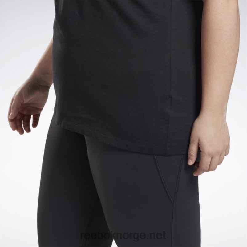 kvinner svart 2X42N837 Reebok grafisk vektor t-skjorte (plus size) - Bilde 5