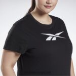 kvinner svart 2X42N837 Reebok grafisk vektor t-skjorte (plus size) - Bilde 6