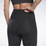 kvinner svart 2X42N839 Reebok lux utføre høye leggings - Bilde 6