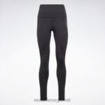 kvinner svart 2X42N839 Reebok lux utføre høye leggings - Bilde 7