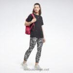 kvinner svart 2X42N843 Reebok utbrent t-skjorte - Bilde 2