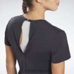 kvinner svart 2X42N878 Reebok activchill atletisk t-skjorte - Bilde 5