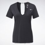 kvinner svart 2X42N878 Reebok activchill atletisk t-skjorte - Bilde 6