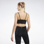 kvinner svart 2X42N917 Reebok yoga ytelse rib crop topp - Bilde 3