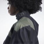kvinner svart 2X42N937 Reebok cardi b vevd satengjakke - Bilde 7