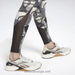 kvinner svart 2X42N946 Reebok lux utføre leggings - Bilde 2