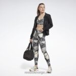 kvinner svart 2X42N946 Reebok lux utføre leggings
