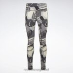 kvinner svart 2X42N946 Reebok lux utføre leggings - Bilde 3