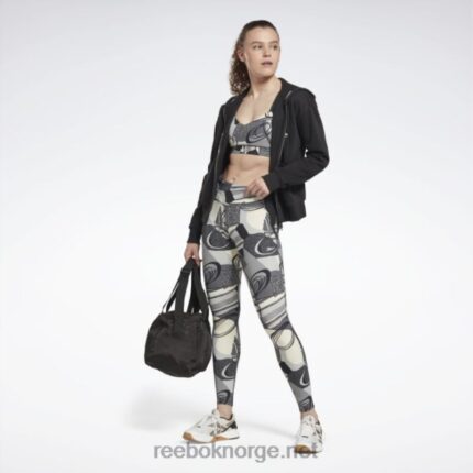 kvinner svart 2X42N946 Reebok lux utføre leggings