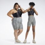 kvinner svart 2X42N950 Reebok cardi b en-skulder crop tank topp (plus size) - Bilde 4