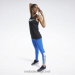 kvinner svart 2X42N973 Reebok treningsnødvendige grafisk tank-topp - Bilde 2