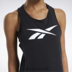 kvinner svart 2X42N973 Reebok treningsnødvendige grafisk tank-topp - Bilde 7