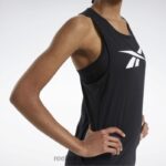 kvinner svart 2X42N973 Reebok treningsnødvendige grafisk tank-topp - Bilde 8