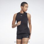 kvinner svart 2X42N987 Reebok utbrent tanktopp