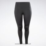 kvinner svart 2X42N994 Reebok treningsklare rib-leggings (plus size) - Bilde 7