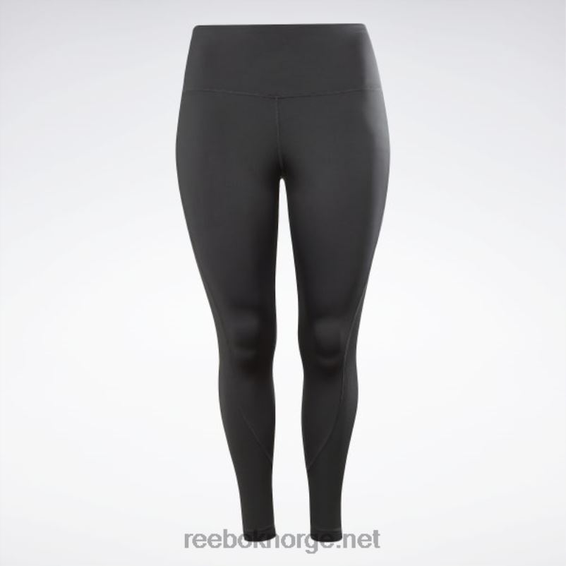kvinner svart 2X42N994 Reebok treningsklare rib-leggings (plus size) - Bilde 7