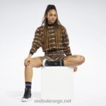 kvinner svart 2X42N995 Reebok klassisk genser med tryk - Bilde 2