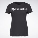 kvinner svart hvit 2X42N877 Reebok grafisk t-skjorte med nødvendig opplæring - Bilde 6
